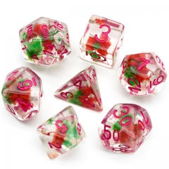 Red&Green Flower Dice