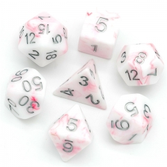 Red Stone Pattern Dice for DND RPG MTG