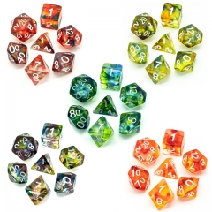 Imitated Colored glaze Resin Dice for DND RPG MTG