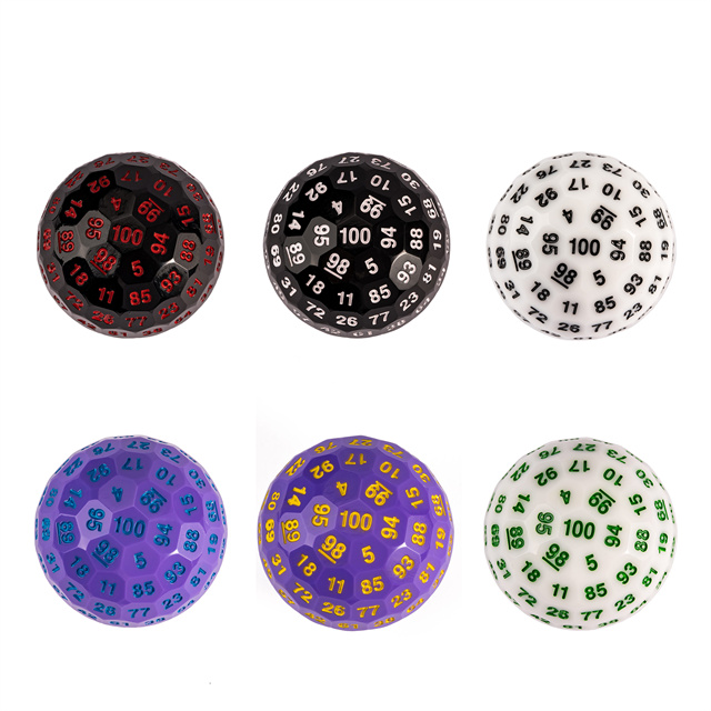 Solid 50mm D100 Dice,d100